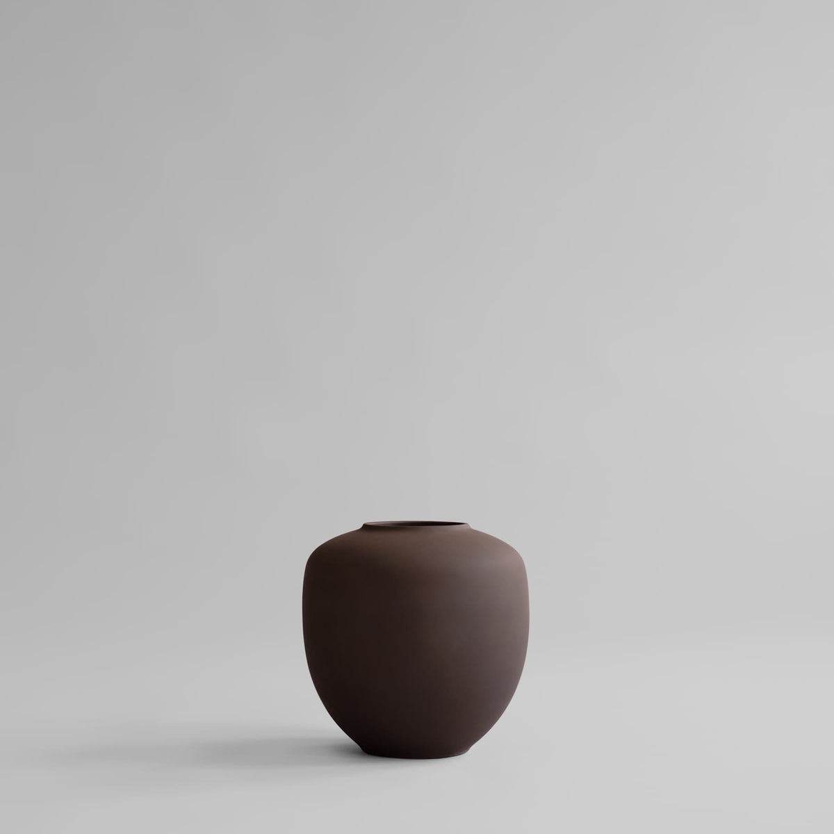 Βάζο Sunao Medio - Κεραμικό Σοκολατί H30 x W30 x L30 cm 101 COPENHAGEN