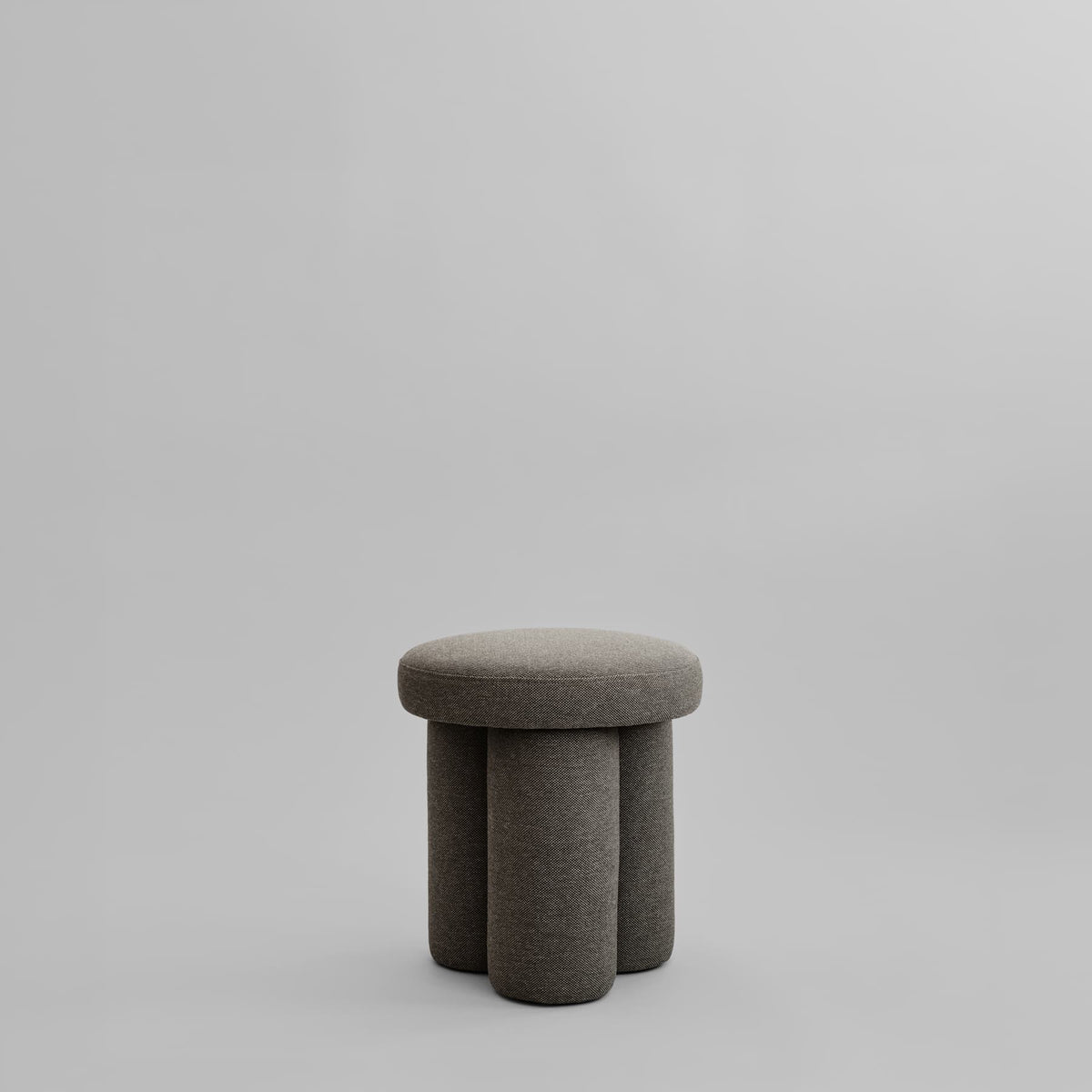 Σκαμπό Big Foot Stool - Ύφασμα Sunproof Olefin Γκρι H43 x W38 x L38 cm 101 COPENHAGEN