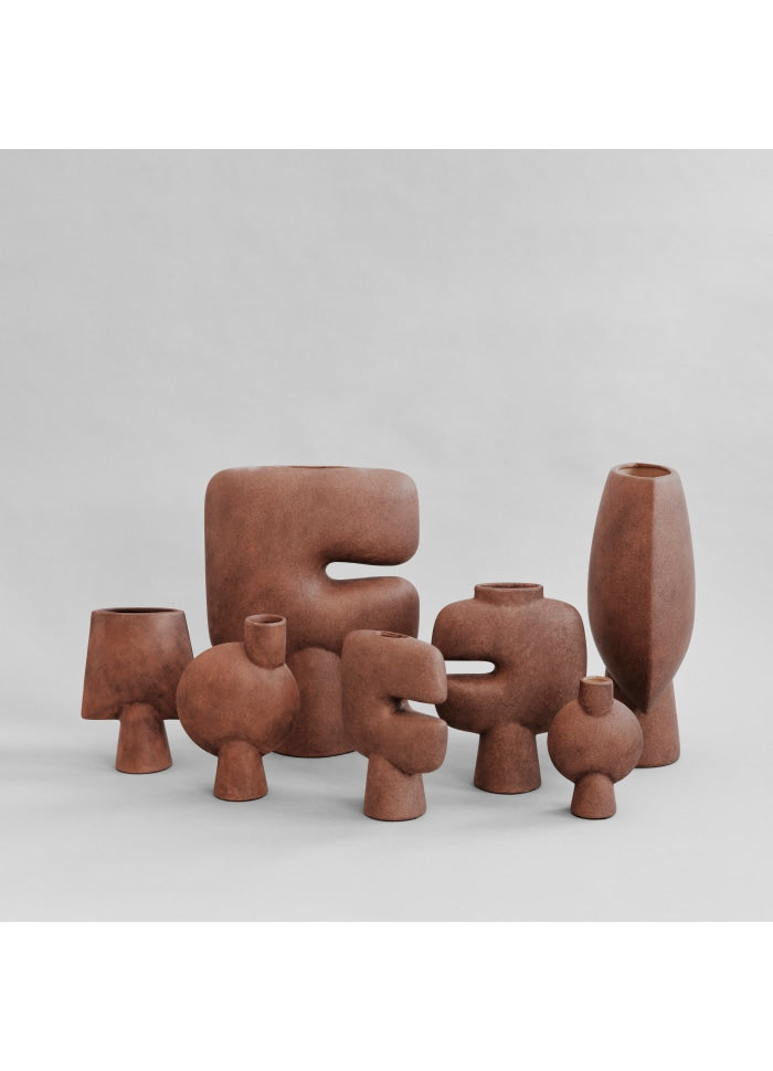 101 COPENHAGEN Βάζο Βάζο, Tribal, Mini, Tερακότα, Κεραμικό, 25x8x20cm, 101 COPENHAGEN
