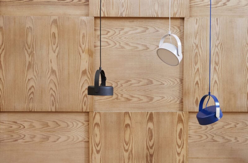 Stage Φωτιστικό Οροφής Μεταλλικό Μπλε LED 22x20xh27cm HUBSCH