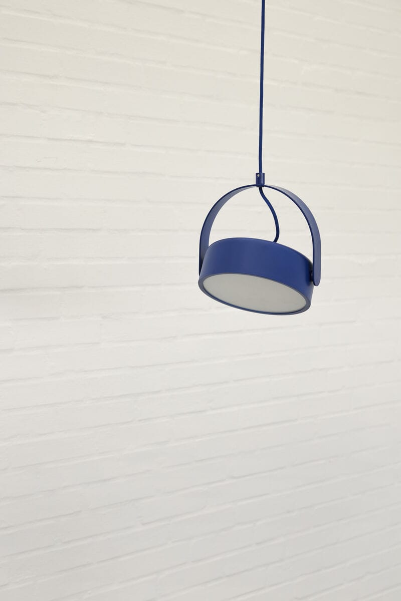 Stage Φωτιστικό Οροφής Μεταλλικό Μπλε LED 22x20xh27cm HUBSCH