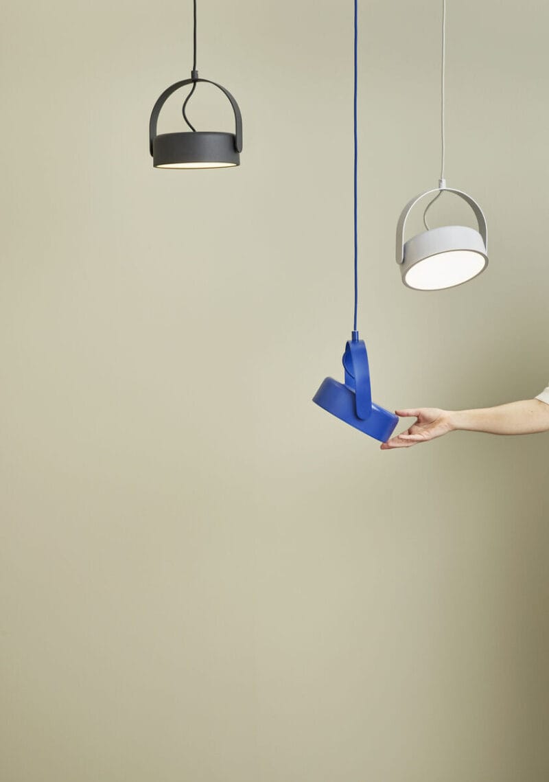 Stage Φωτιστικό Οροφής Μεταλλικό Μπλε LED 22x20xh27cm HUBSCH
