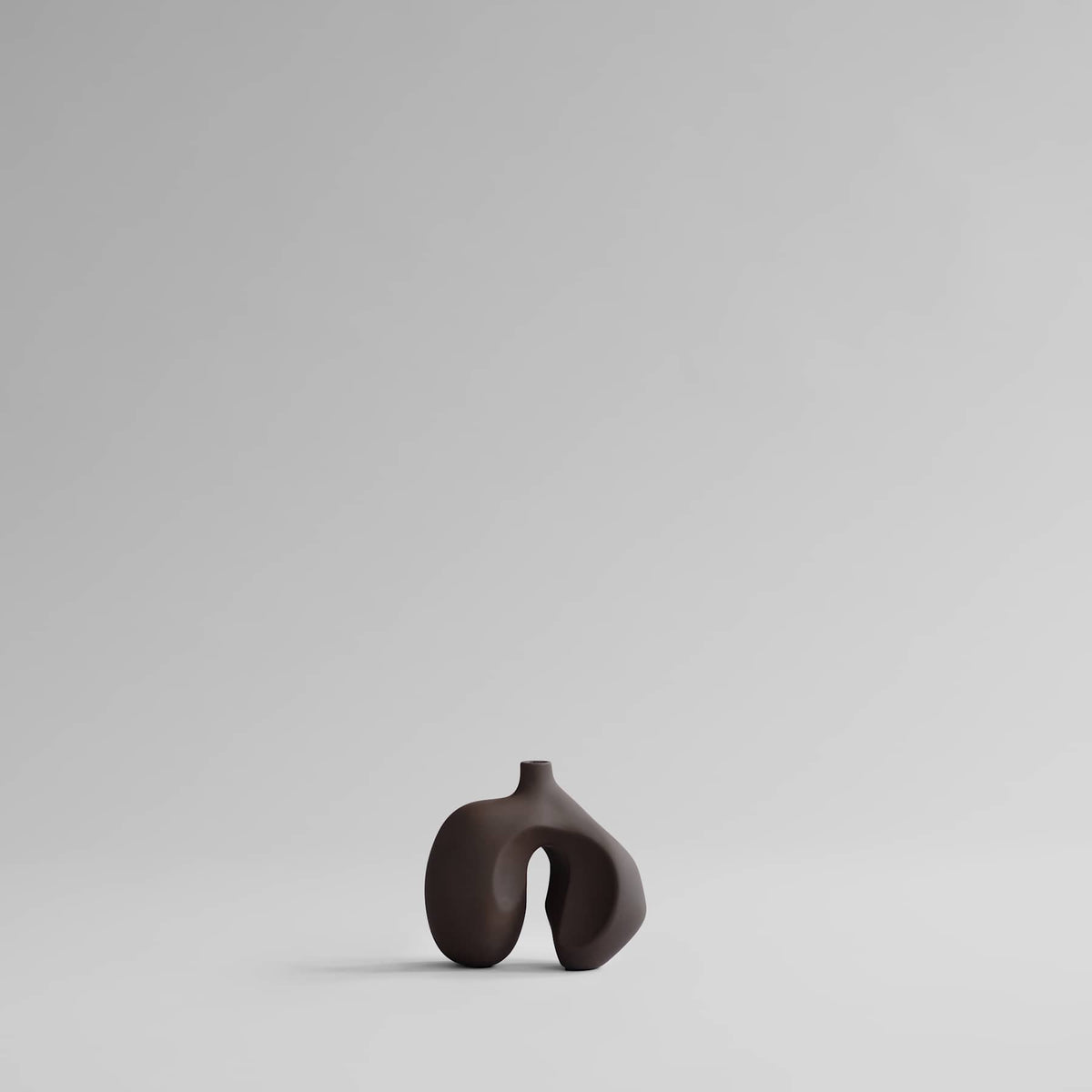 Βάζο Ni Petit - Κεραμικό Σκούρο Καφέ H16 x W13,5 x L16 cm 101 COPENHAGEN