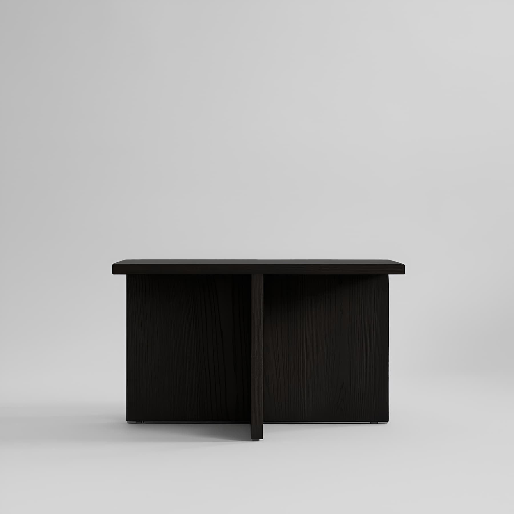 101 COPENHAGEN Τραπέζι Τραπέζι Brutus Coffee Table Coffee Black Δρυς L60 x W60 x H36 101 COPENHAGEN