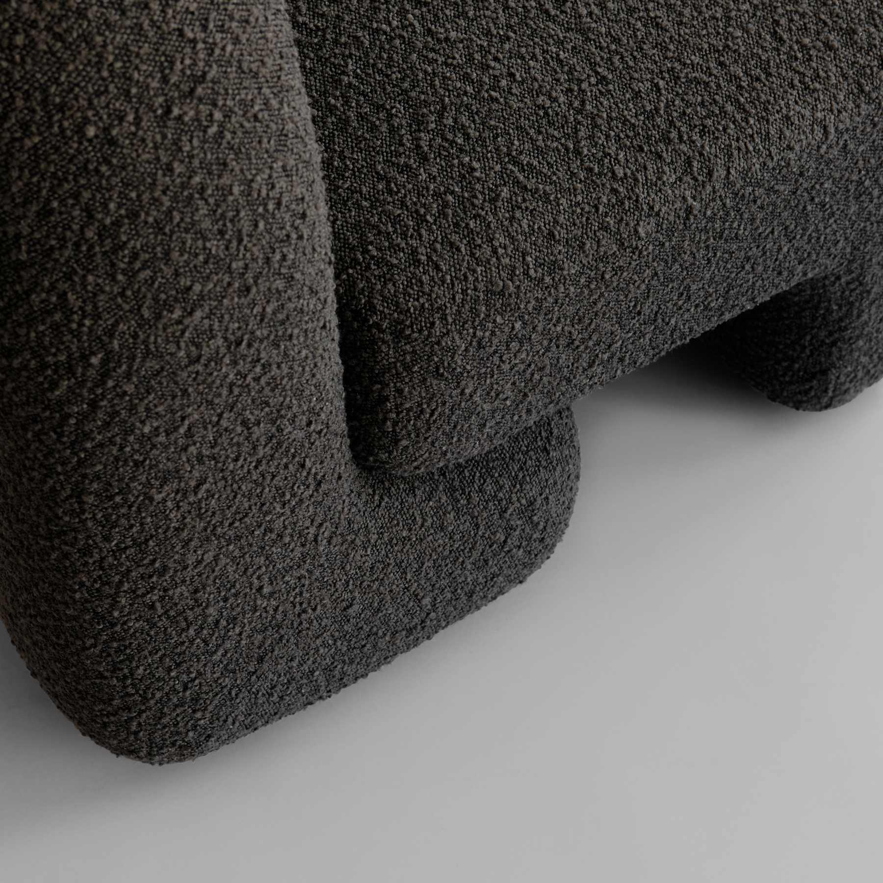 Καρέκλα Σαλονιού Daiku - Μπουκλέ Deep Taupe H73 x W73 x L60 cm 101 COPENHAGEN