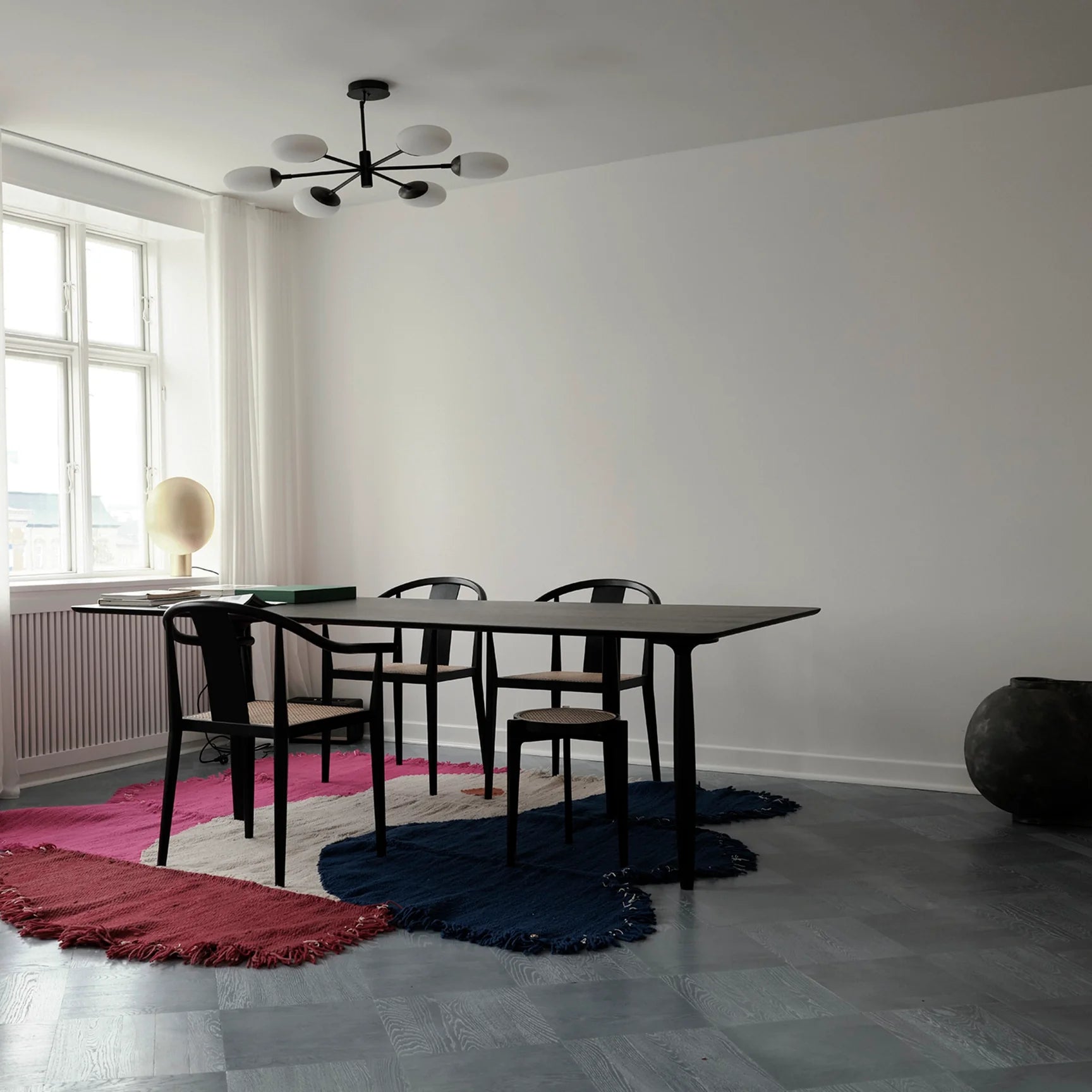 Φωτιστικό Οροφής Salon Chandelier Γκρι Μέταλλο/Γυαλί 86x98x32 cm 101 COPENHAGEN Media 1 of 6