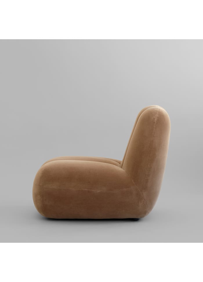Πολυθρόνα Toe Chair - Velvet, Μπεζ Desert L70xW80xH72 cm 101 COPENHAGEN