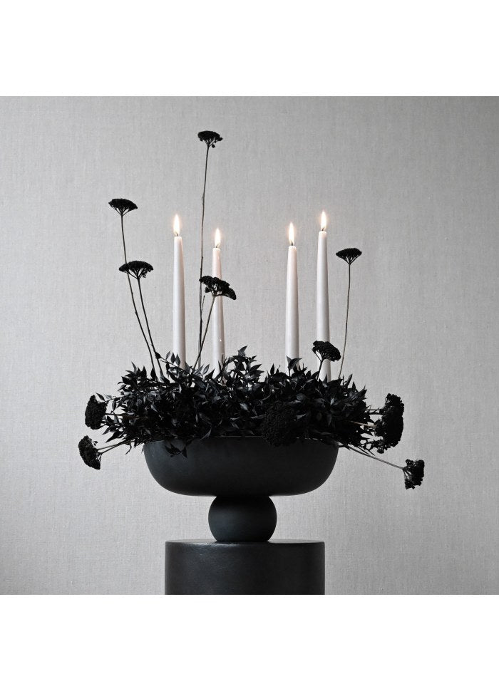 101 COPENHAGEN Διακοσμητικo Μπολ Baburu Medio Κεραμικό Διακοσμητικό Μπολ Μαύρο L30xW30xH15cm 101 COPENHAGEN