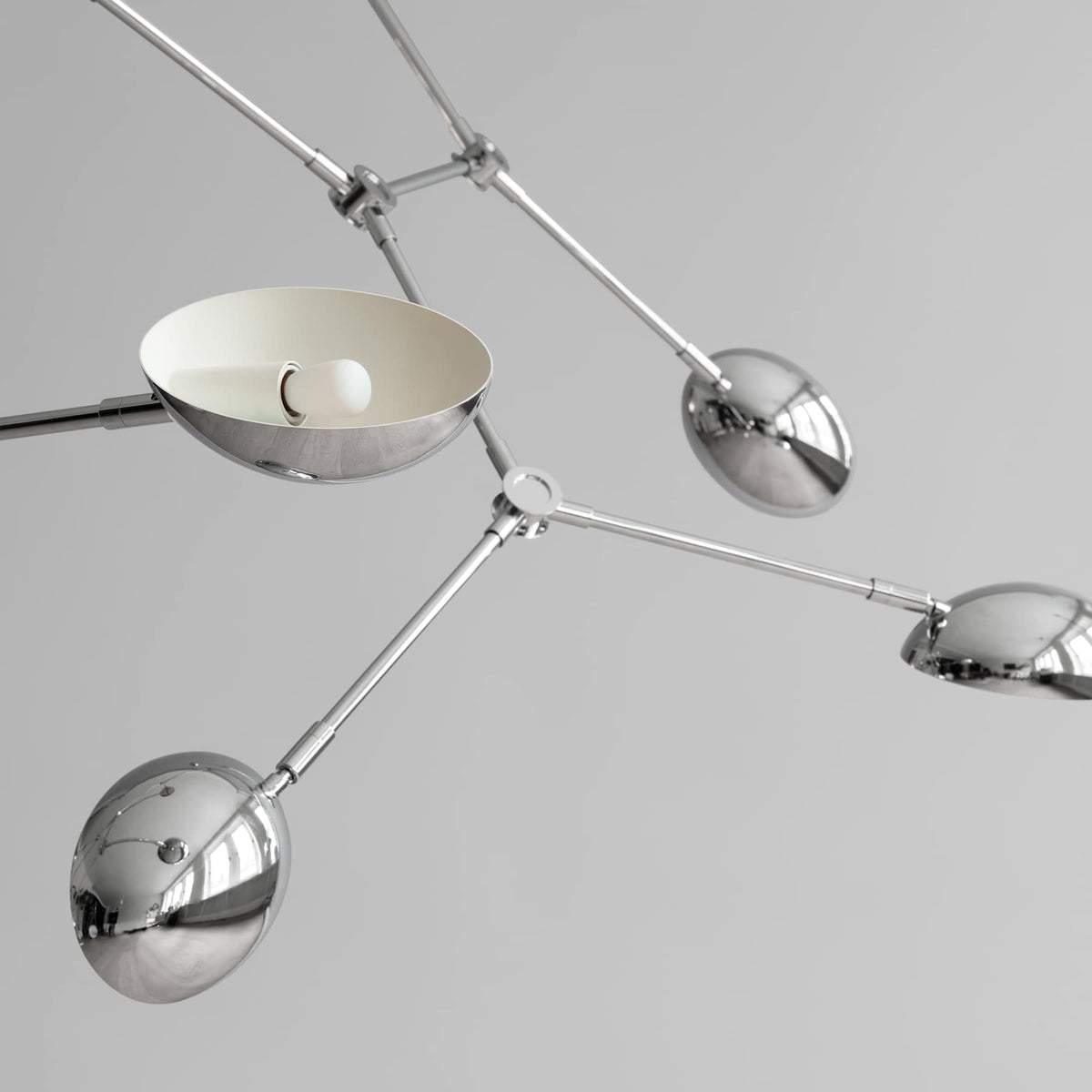 Φωτιστικό Οροφής Drop - Αλουμίνιο Chrome ( 5m ) H85 x W120 x L158 cm 101 COPENHAGEN