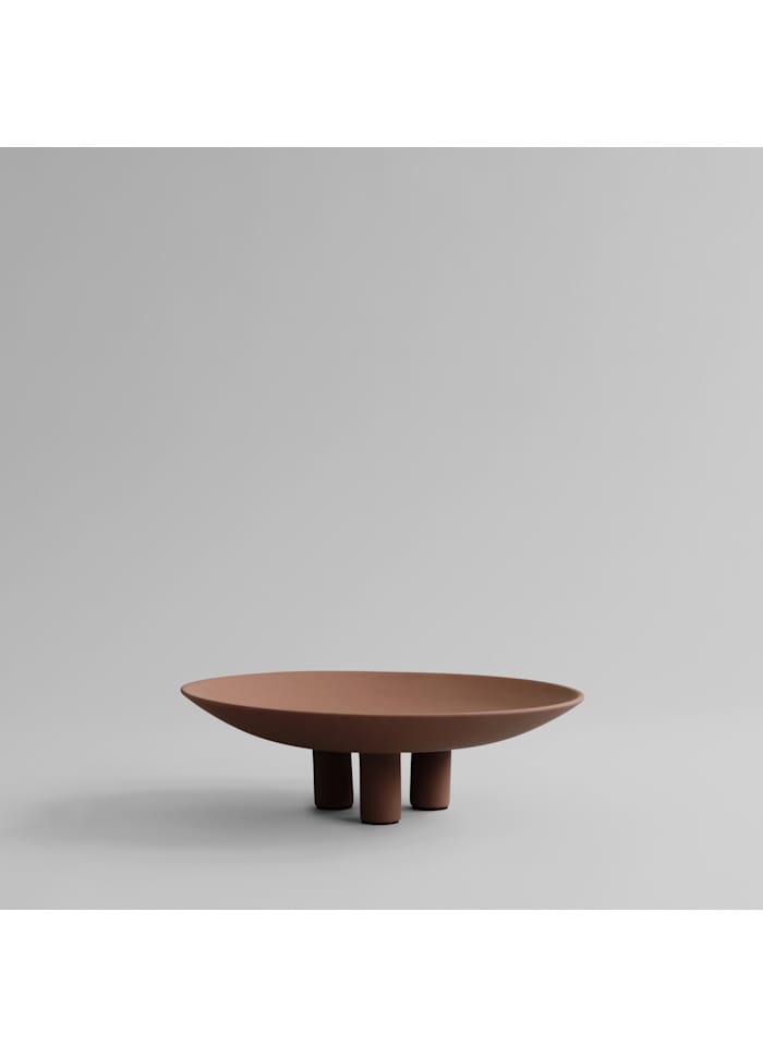 Πιατέλα Duck Big Almond Καφέ Κεραμική, 14x45x45cm, 101 COPENHAGEN