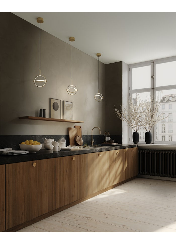 Διακοσμητικά Πόμολα/Κρεμάστρα Set/2 HiHat Medio Ορειχαλκος Brass Μεταλλικά Η2,5cm Ø 4.5 cm 101 COPENHAGEN