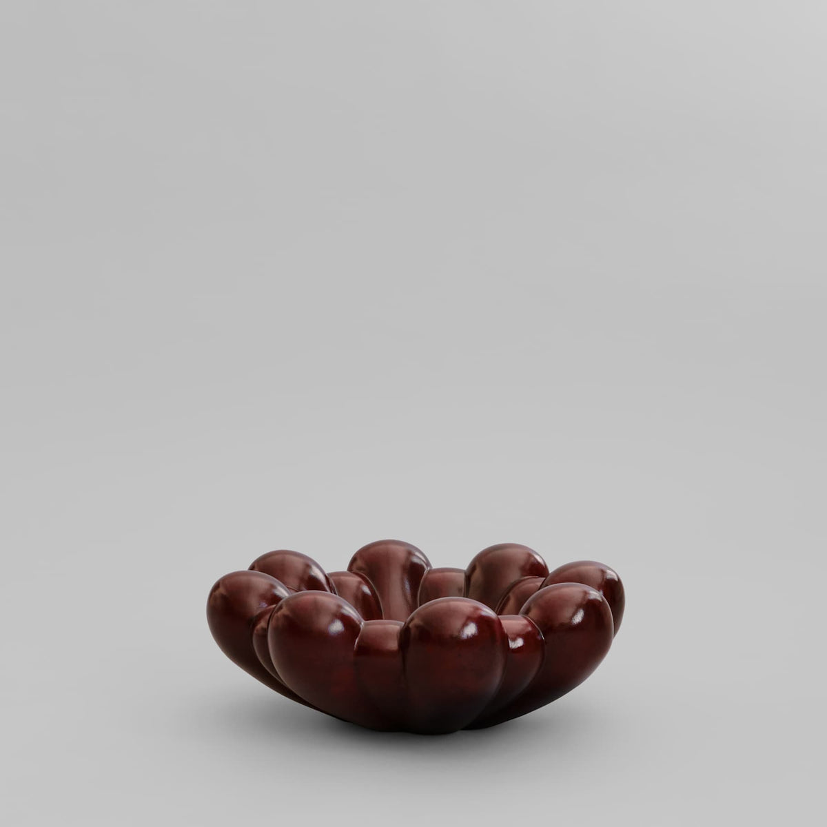 Διακοσμητική Πιατέλα Bloom Big - Κεραμική Maroon H16 x W44 x L44 cm 101 COPENHAGEN