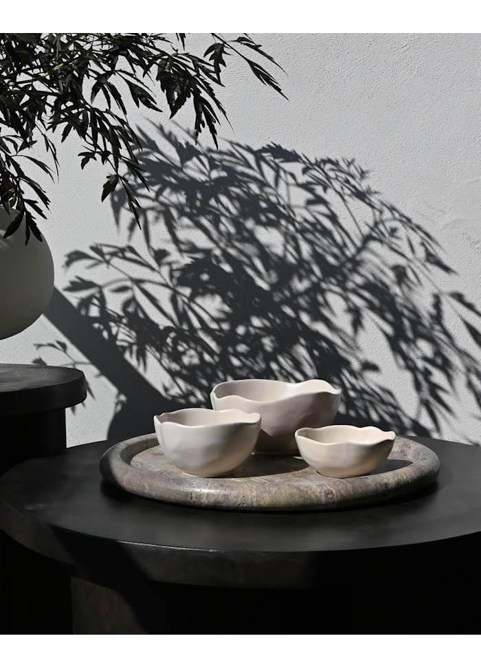 Μπολ Σερβιρίσματος Native Petit Set of Two Κεραμικό Άσπρο Birch H4,5 cm x W10,5 cm x L10,5cm 101 COPENHAGEN
