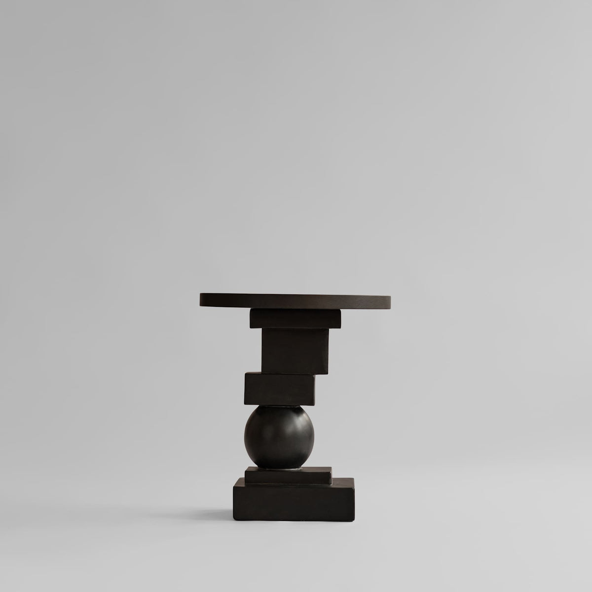 Βοηθητικό Τραπέζι Artist - Coffee Black Δρυς H51 x W44 x L44 cm 101 COPENHAGEN