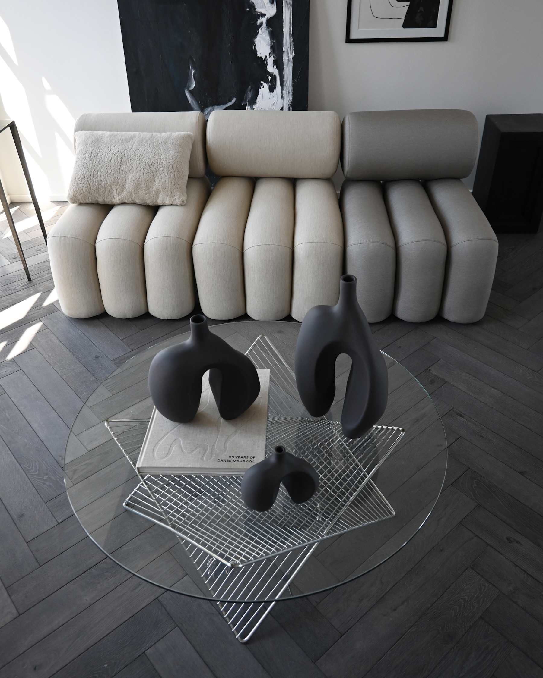 101 COPENHAGEN ΒΑΖΟ Βάζο Ni Medio / Απόχρωση Coffee / Κεραμικό L24 / W21 / H43 CM 101 COPENHAGEN