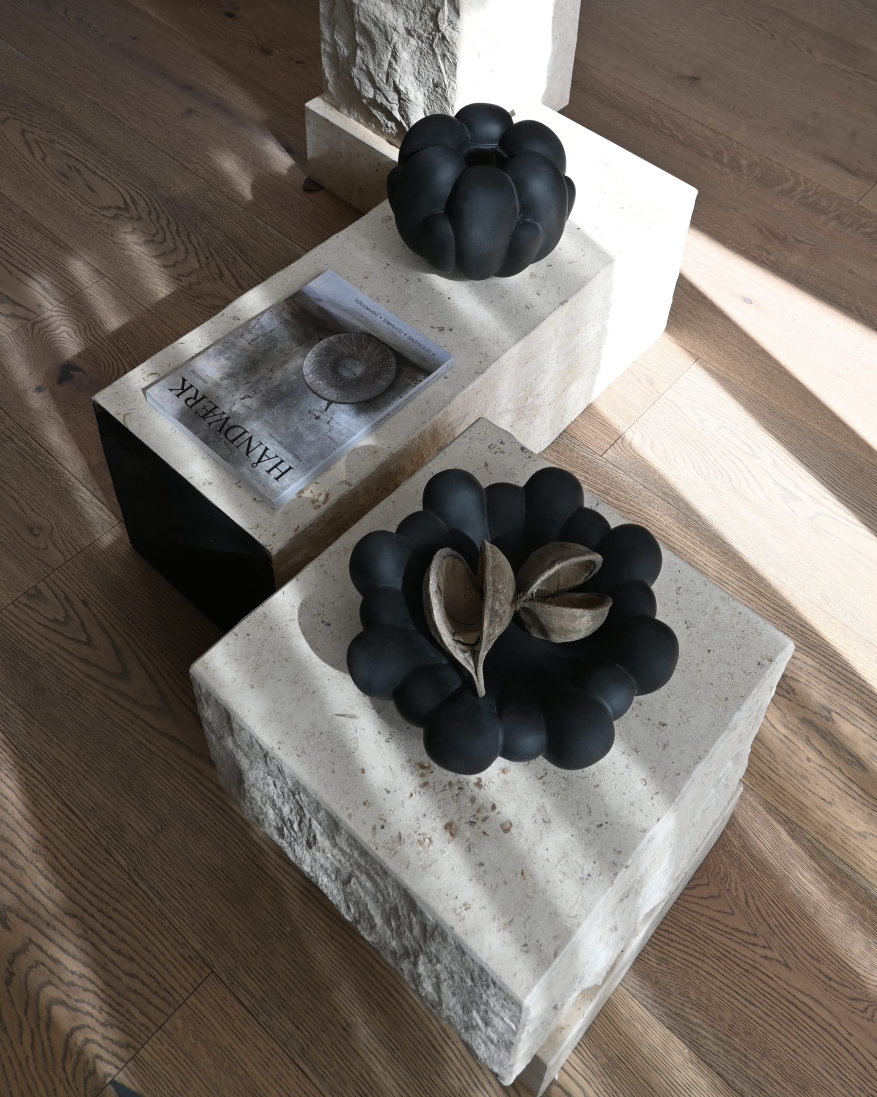 101 COPENHAGEN Διακοσμητικός Δίσκος Δίσκος Bloom, Medio Μαύρος 28,5 x 10,5 101 COPENHAGEN