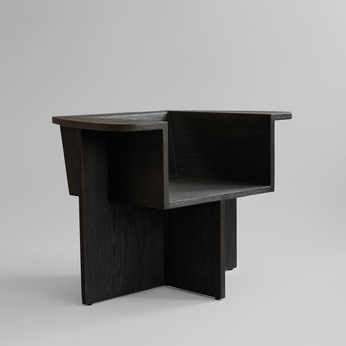 Καρέκλα Σαλονιού Brutus - Coffee Black Δρυς H65 x W92 x L63 cm 101 COPENHAGEN