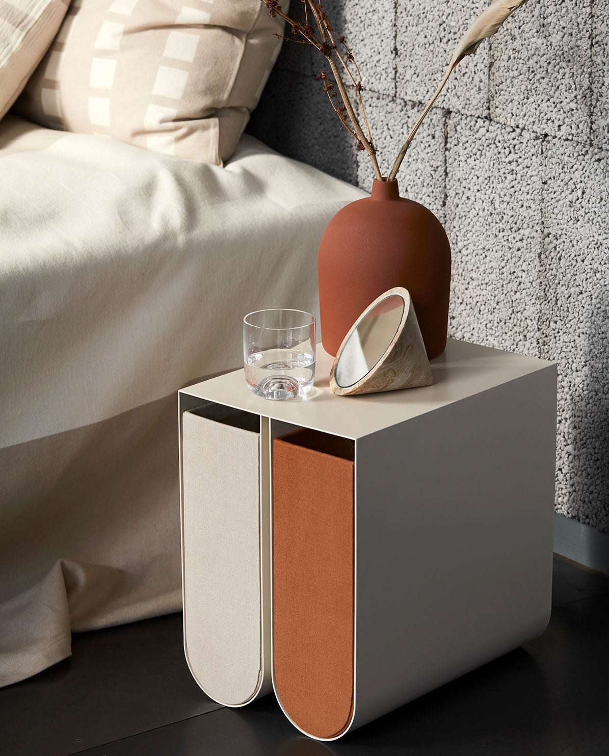 KRISTINA DAM studio Βάζο Βάζο Dome Small Ø14XH20CM Τερακότα Κόκκινο Engobe KRISTINA DAM studio