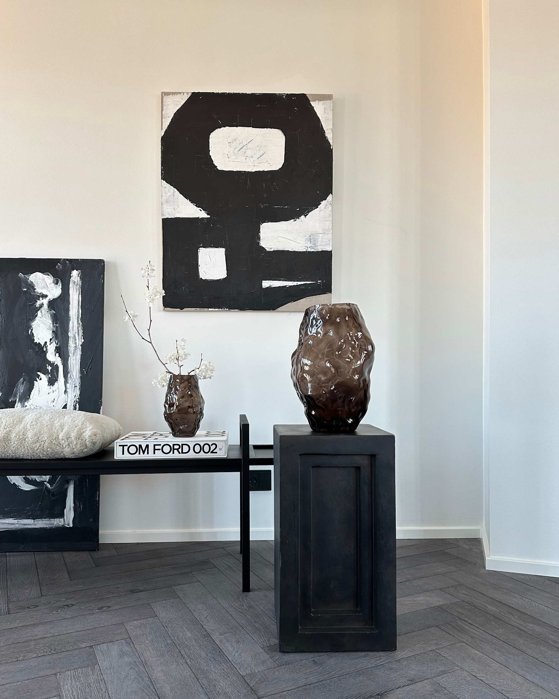101 COPENHAGEN ΒΑΖΟ Βάζο Katachi Medio / Γυάλινο / Smoked Forest L23.6 / W23.6 / H35 101 COPENHAGEN