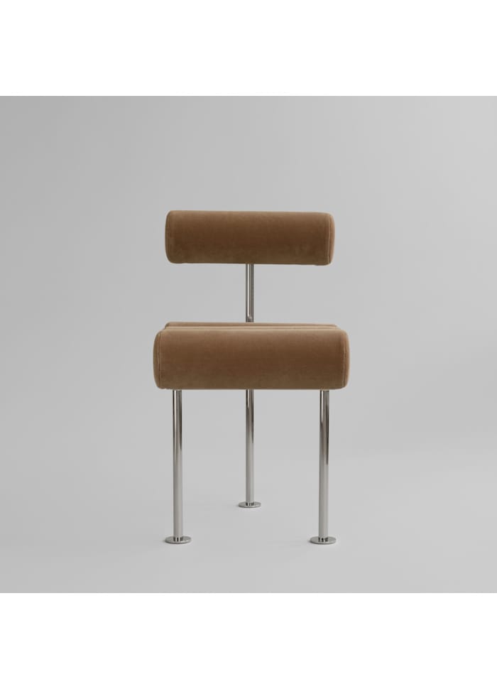 απεζαρίας Hiro - Stainless Steel -Μπεζ Desert Velvet H76 x W55 x L42 cm 101 COPENHAGEN