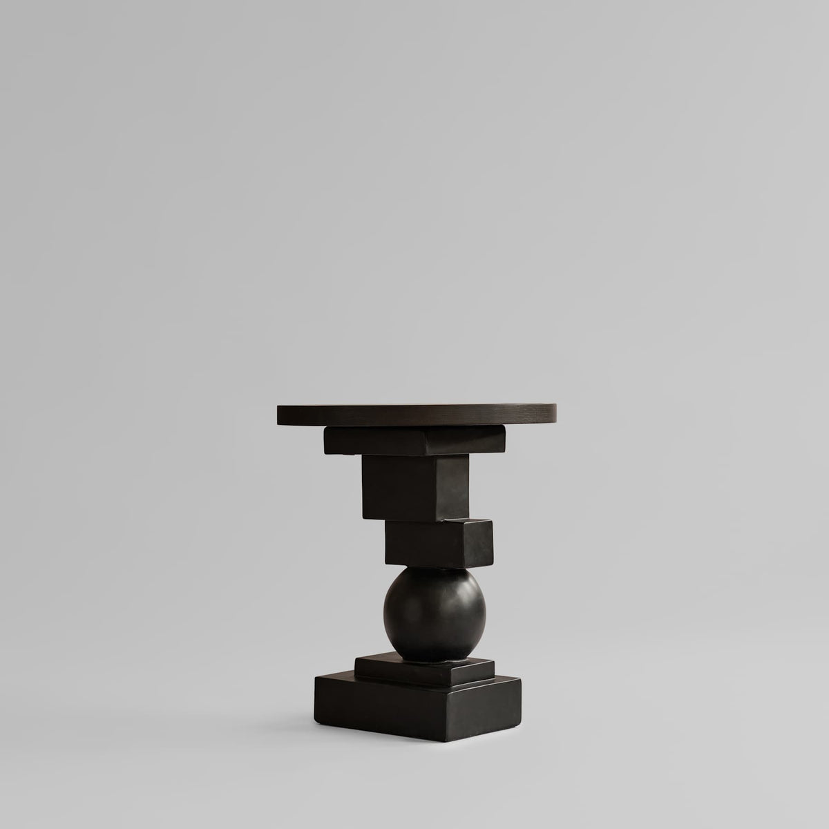 Βοηθητικό Τραπέζι Artist - Coffee Black Δρυς H51 x W44 x L44 cm 101 COPENHAGEN