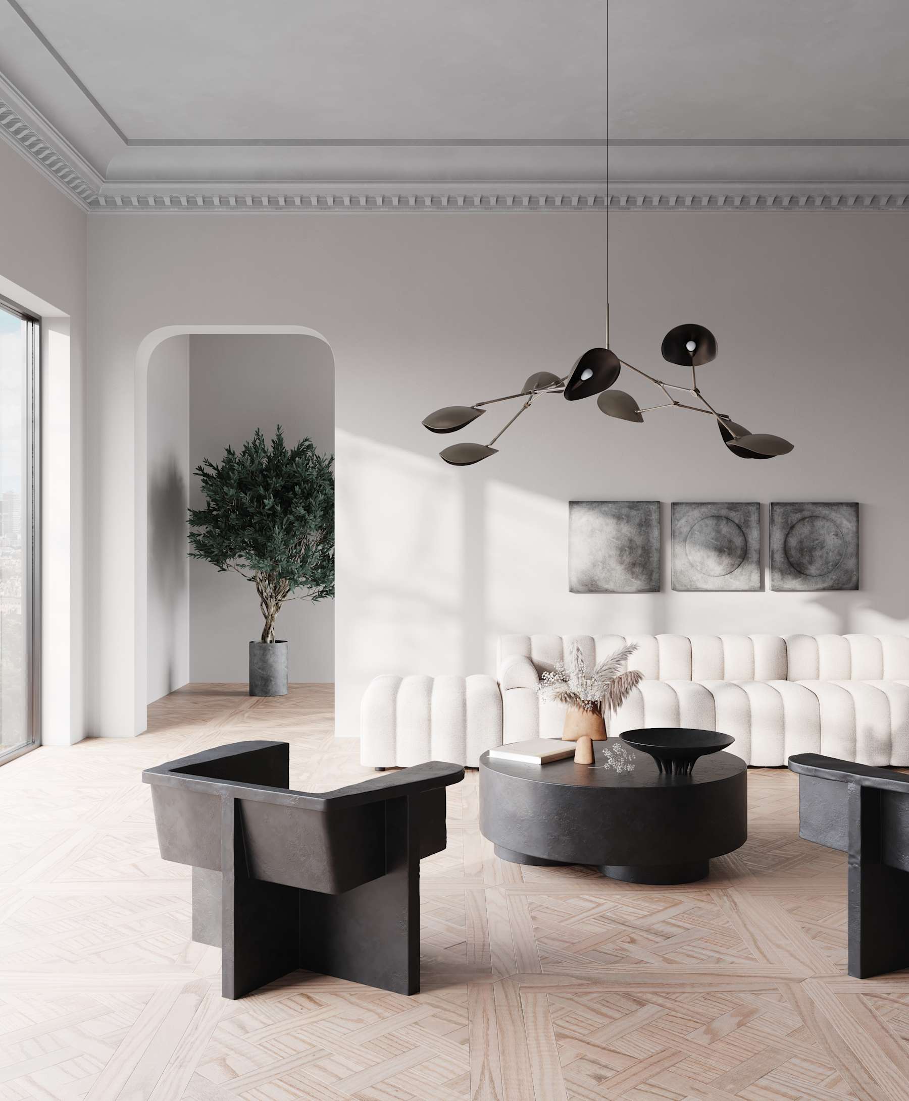 Φωτιστικό Οροφής Stingray Chandelier - Bronze (5m) L152 x W121 x H70 cm 101 COPENHAGEN