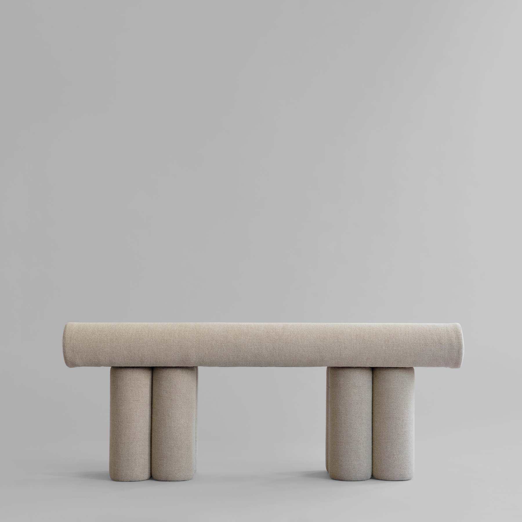 Πάγκος Hiro - Λινό Ύφασμα Sand H48,5 x W39 x L120 cm 101 COPENHAGEN