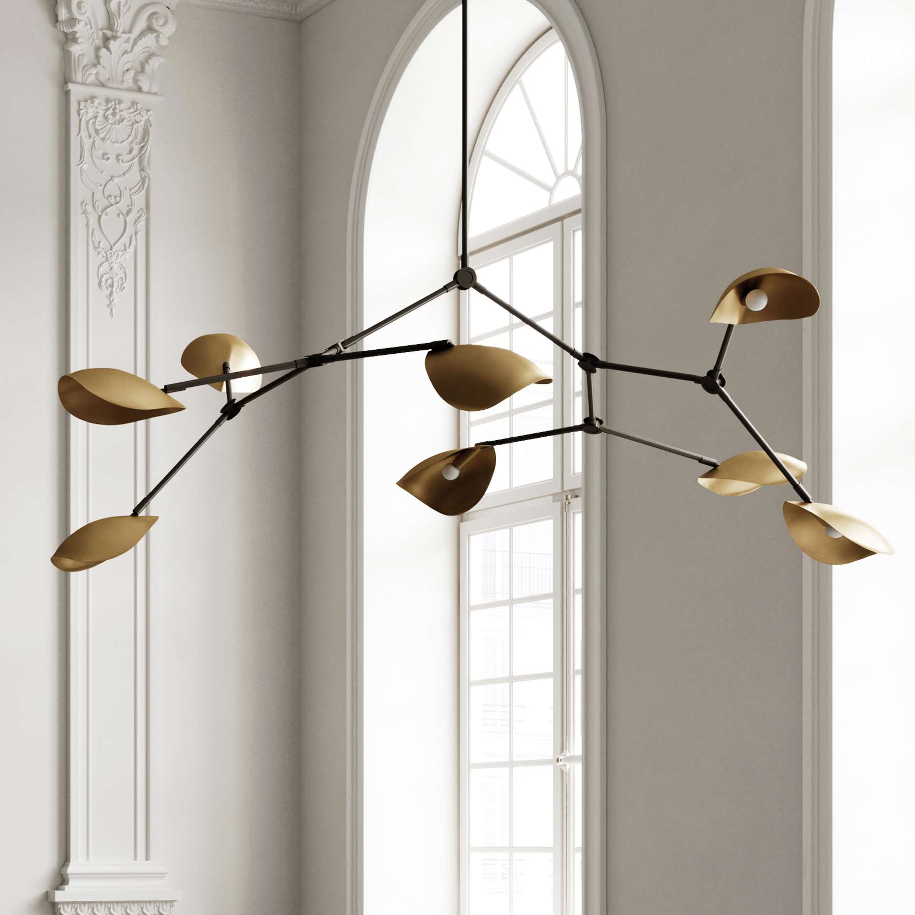 Φωτιστικό Οροφής Stingray Chandelier - Brass (5m) L152 x W121 x H70 cm 101 COPENHAGEN