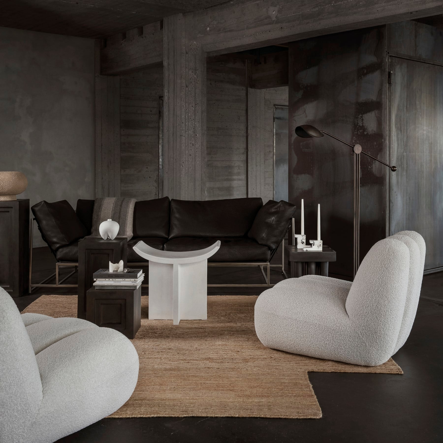 101 COPENHAGEN Βάζο Βάζο, Sumo Petit, Άσπρο, Κεραμικό, H15x W15x L15cm 101 Copenhagen