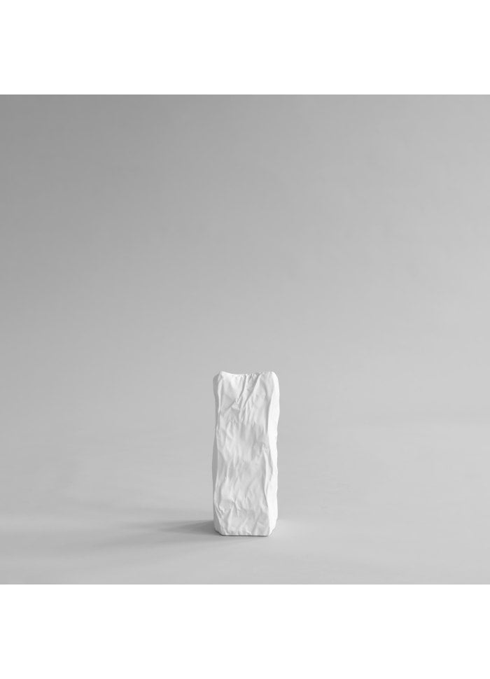 101 COPENHAGEN Βάζο Βάζο Kami Medio Κεραμικό Άσπρο 16x15x35 cm 101 COPENHAGEN