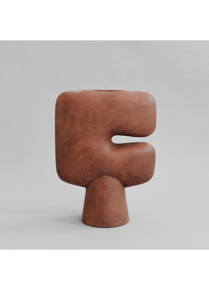 101 COPENHAGEN Βάζο Βάζο Tribal Big Τερακότα Κεραμικό Η45x14x34cm 101 COPENHAGEN