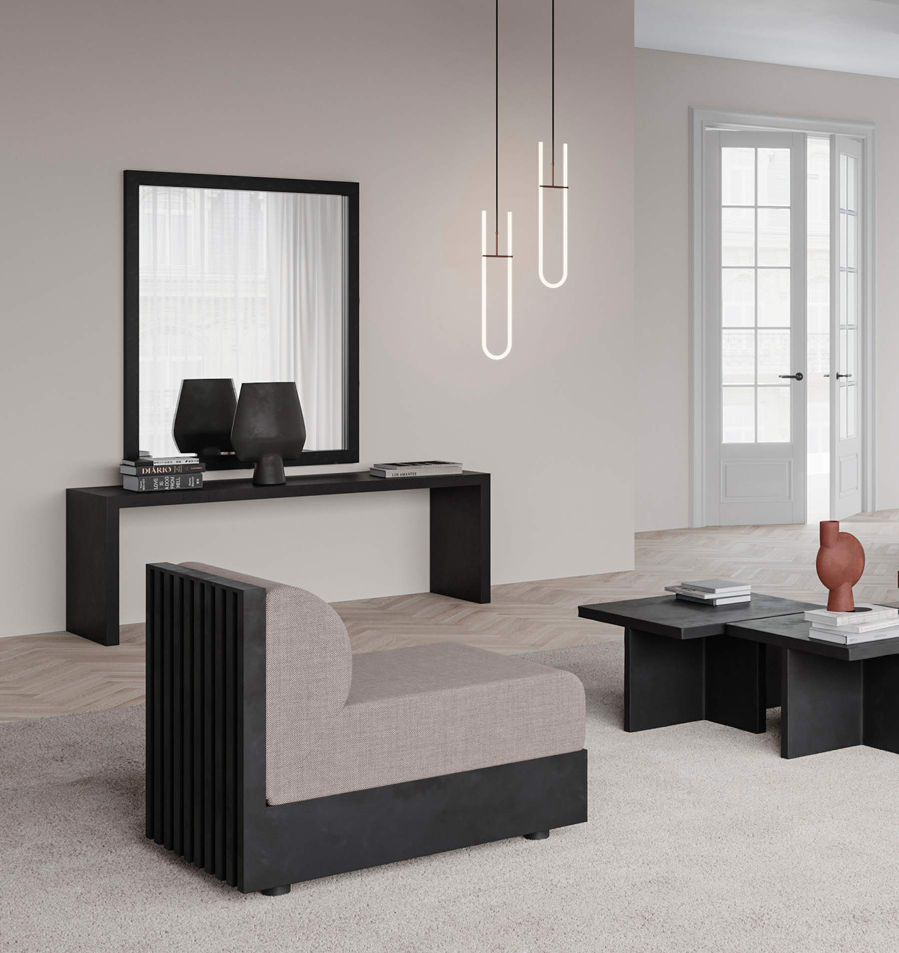 Κρεμαστό Φωτιστικό Curve Pendant Lamp - Bronze (5m) H70 x W2 x L16 cm / E14-2W-230V 101 COPENHAGEN