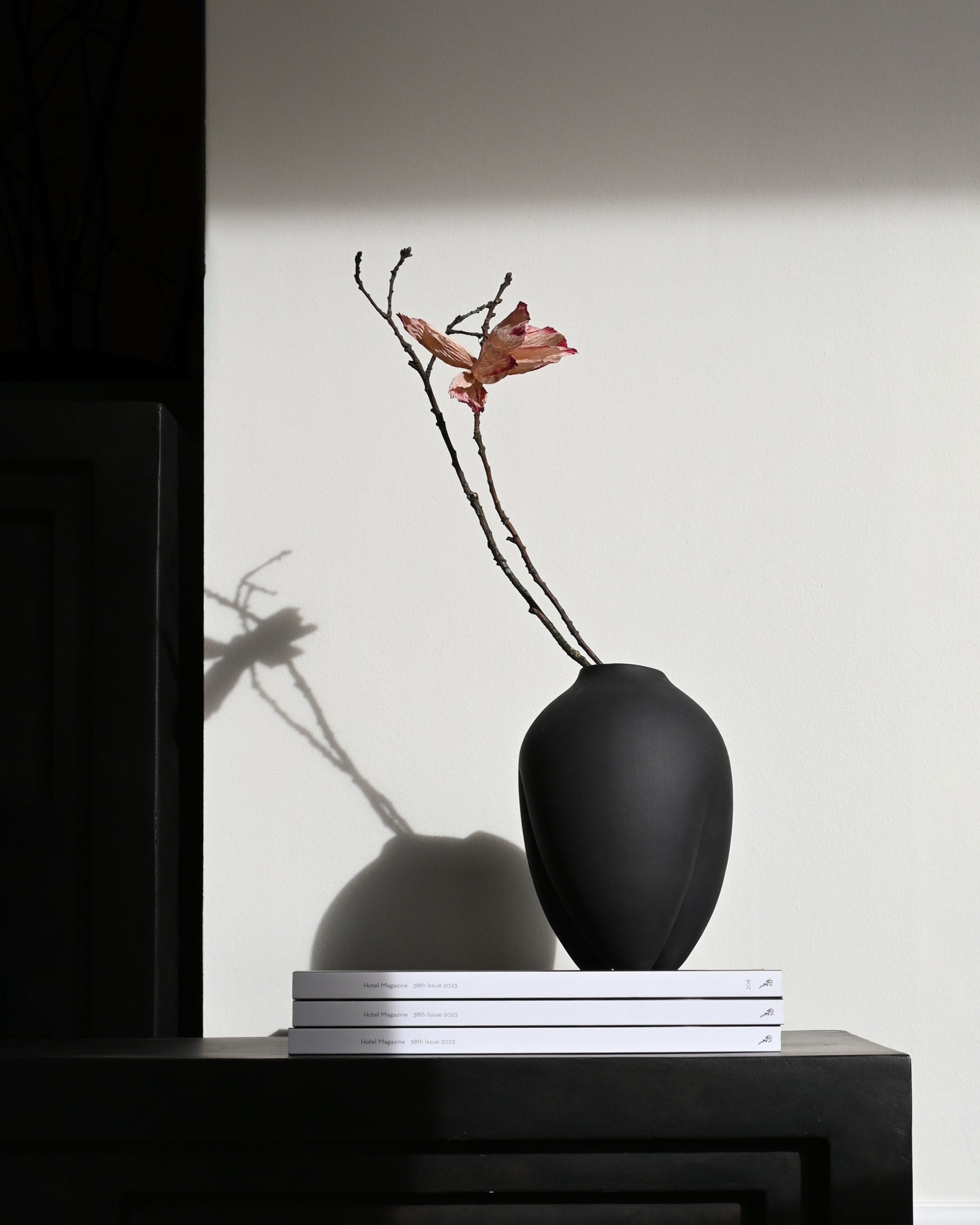 101 COPENHAGEN Βάζο Βάζο, Sumo Slim Petit, Μαύρο /Καφέ, Κεραμικό, H21,5x W14x L14cm 101 Copenhagen (Copy)