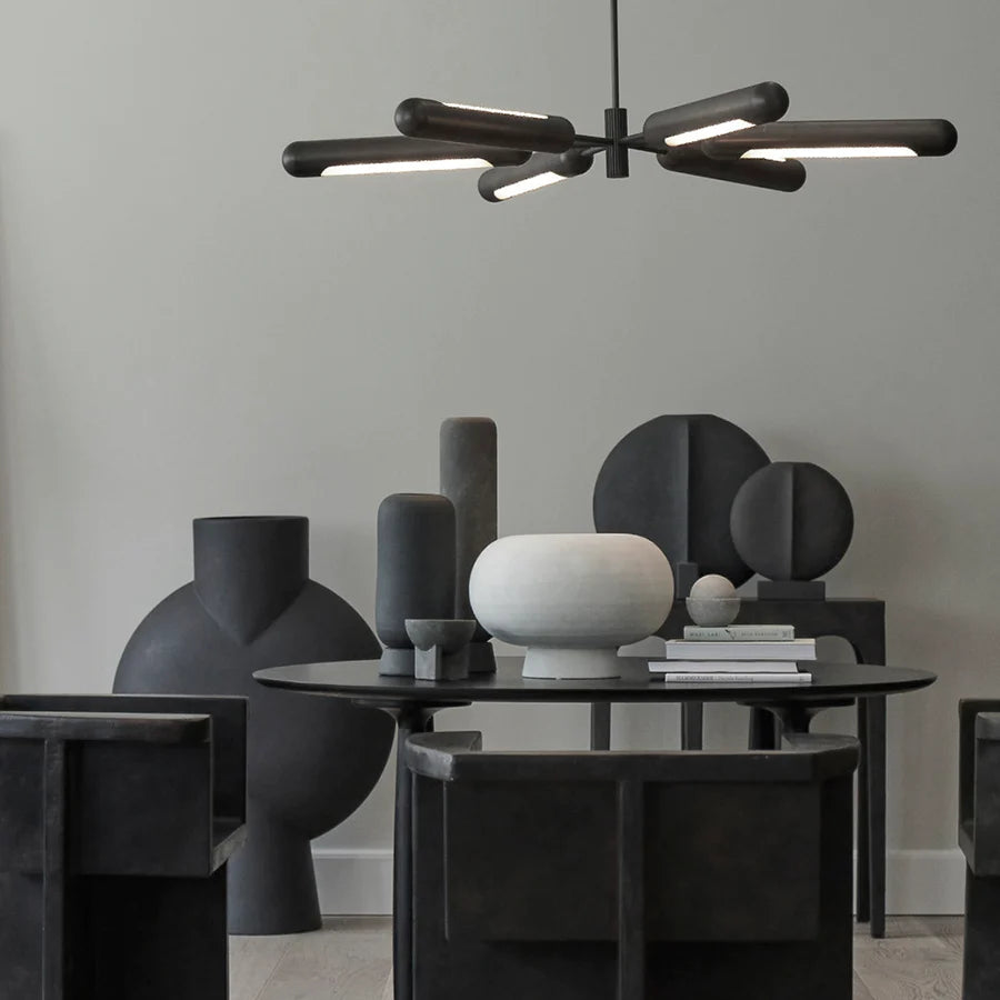 Φωτιστικό Οροφής Bullet Chandelier Μεταλλικό/Γυαλί Μπρονζέ L125xW125xH32 101 COPENHAGEN Media 1 of 8