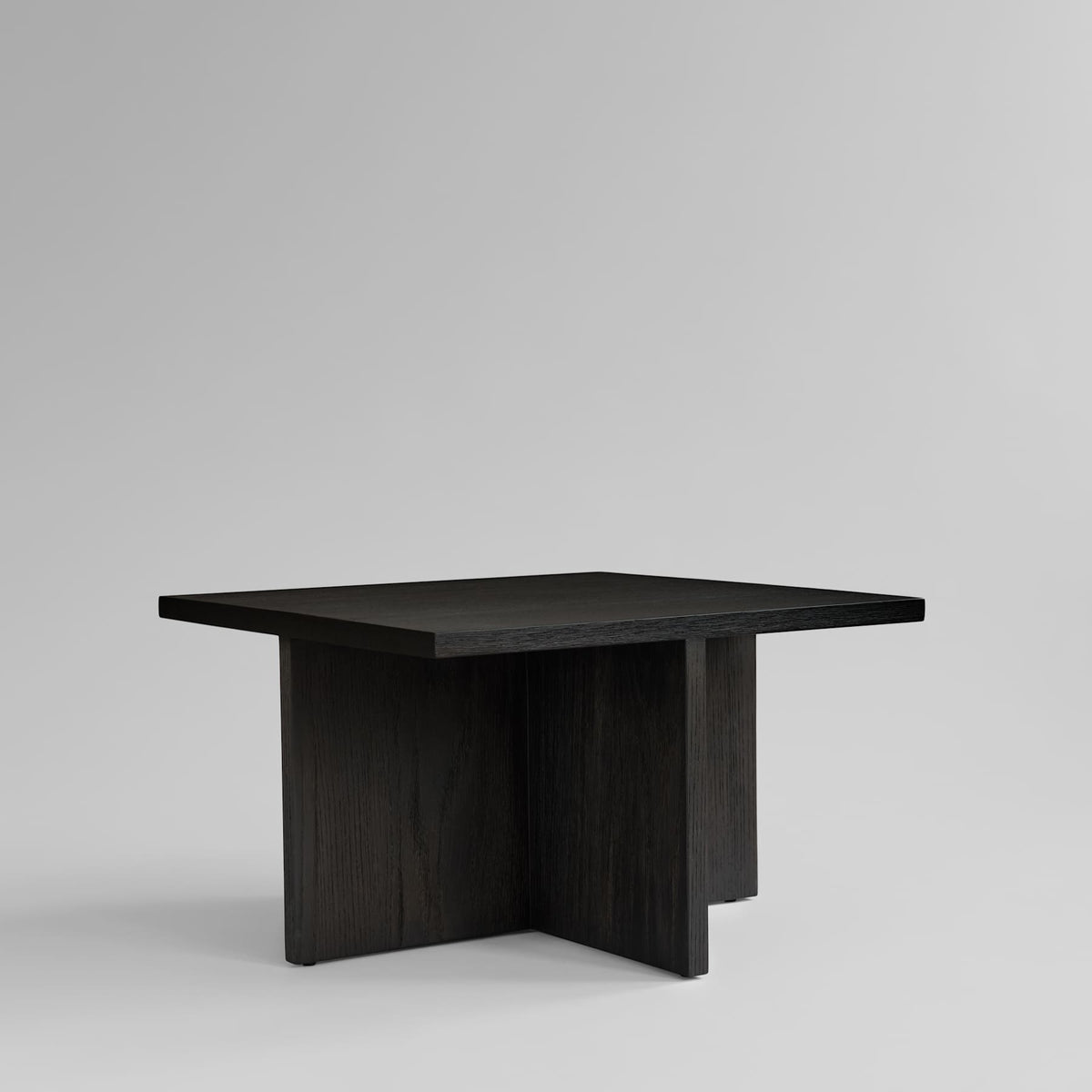 Τραπέζι Σαλονιού Brutus - Coffee Black Δρυς H36 x W60 x L60 cm 101 COPENHAGEN