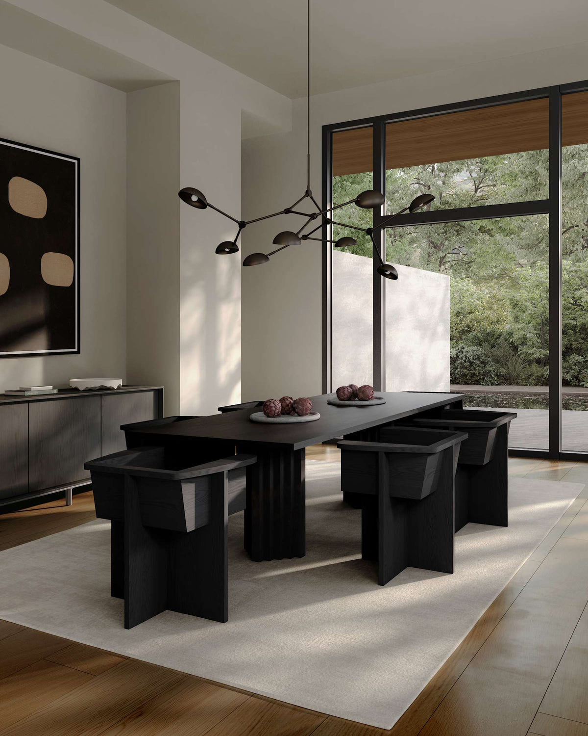 Tραπεζαρία Arc - Δρυς Coffee Black H74 x W100 x L250 cm 101 COPENHAGEN
