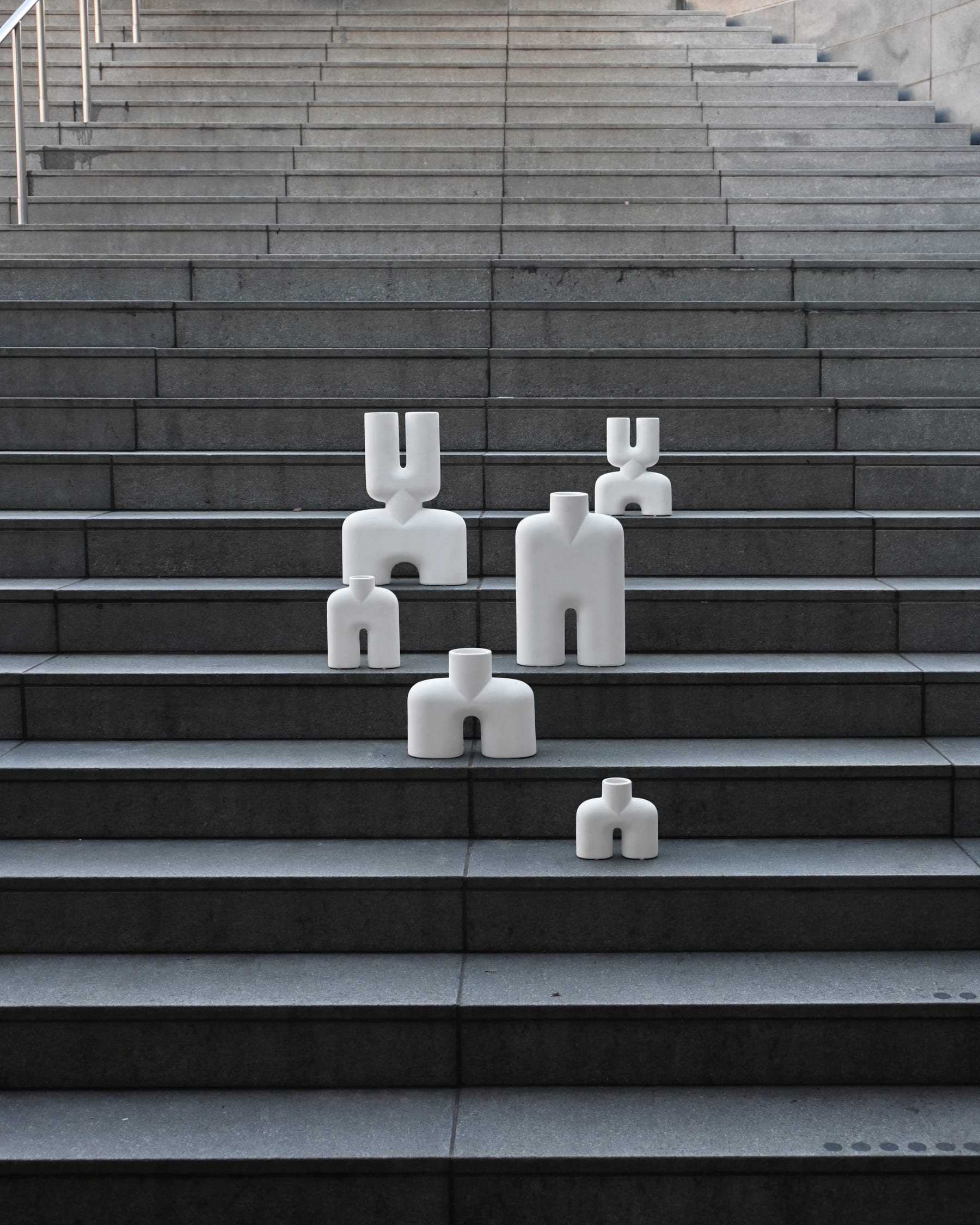 101 COPENHAGEN Βάζο Βάζο, Cobra Uno Mini, Κεραμικό, Άσπρο, 18x6,5x17 cm, 101 COPENHAGEN