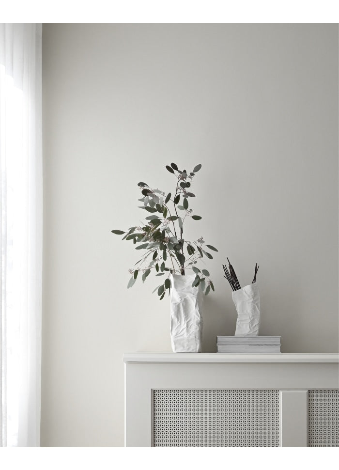 101 COPENHAGEN Βάζο Βάζο Kami Medio Κεραμικό Άσπρο 16x15x35 cm 101 COPENHAGEN