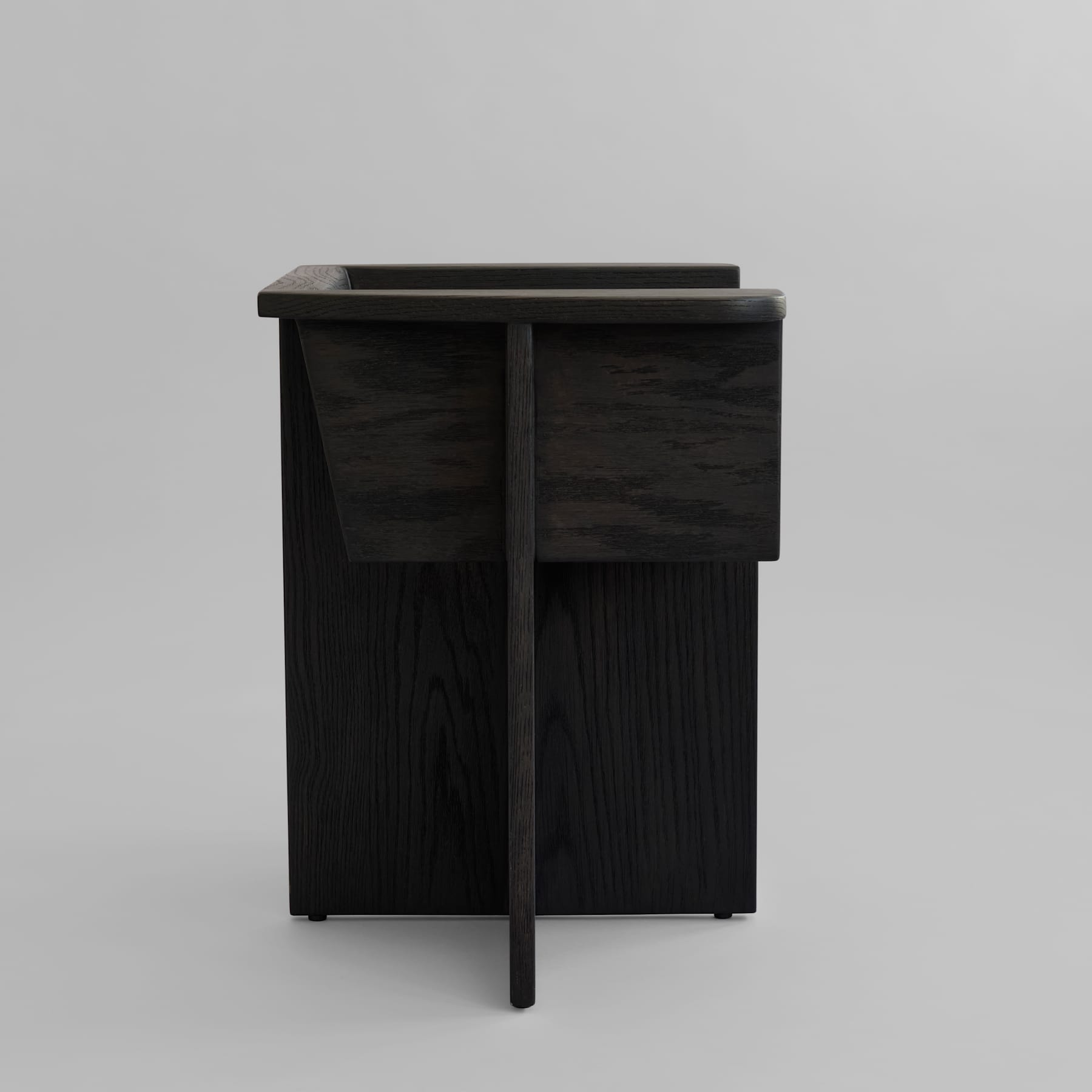 101 COPENHAGEN Καρεκλα Καρέκλα Τραπεζαρίας Brutus Dining Chair Coffee Black Δρυς L69 x W50 x H68 101 COPENHAGEN