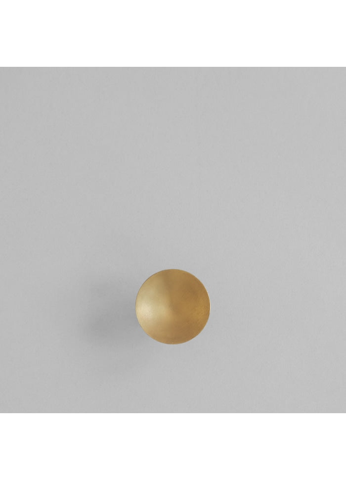 Διακοσμητικά Πόμολα/ Κρεμάστρα Set/2 HiHat Mini Ορείχαλκος Brass Μεταλλικά H2,5cm Ø 3,5cm 101 COPENHAGEN