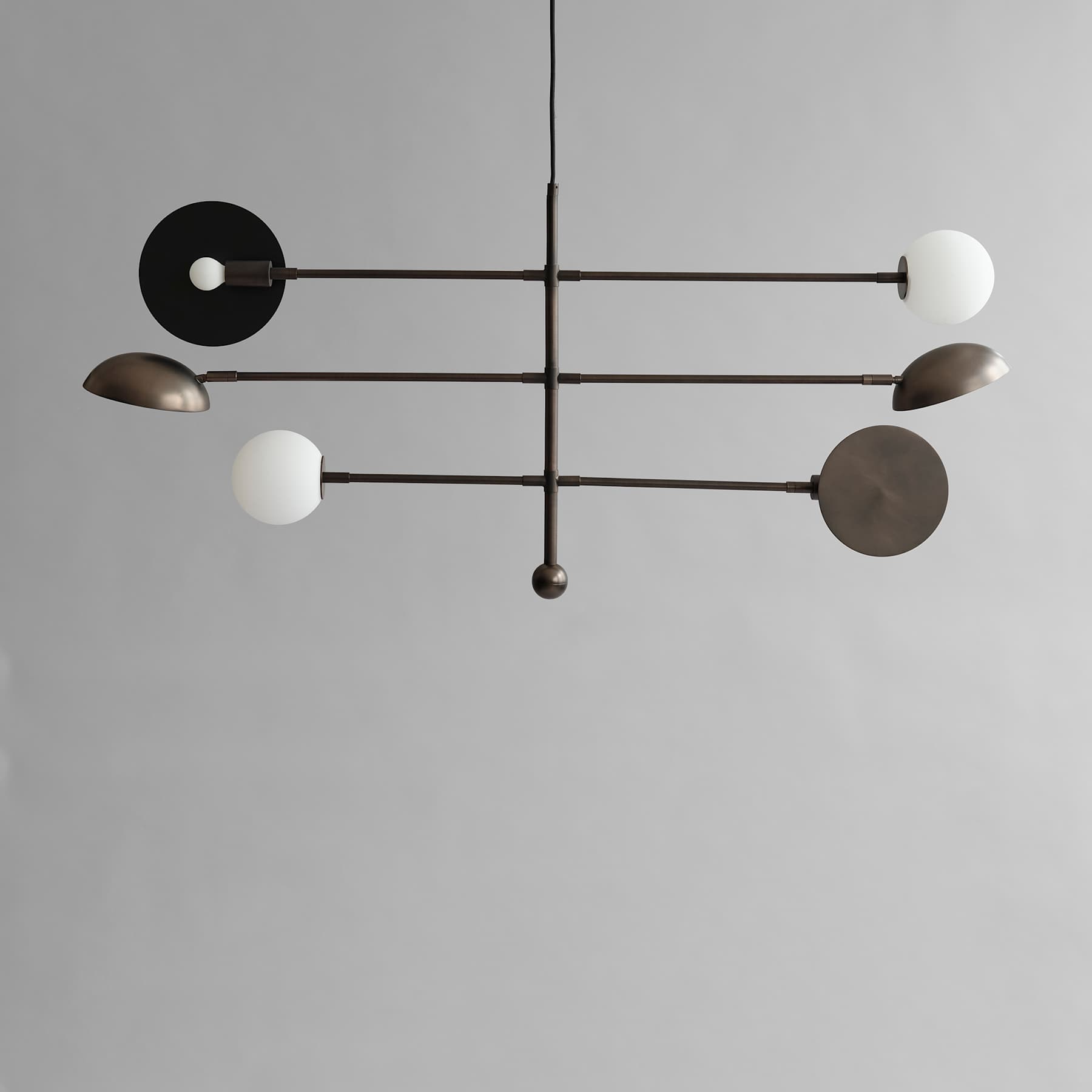 Φωτιστικό Οροφής Sahn Chandelier - Bronze (5m)  L25 x W125 x H58 cm 101 COPENHAGEN