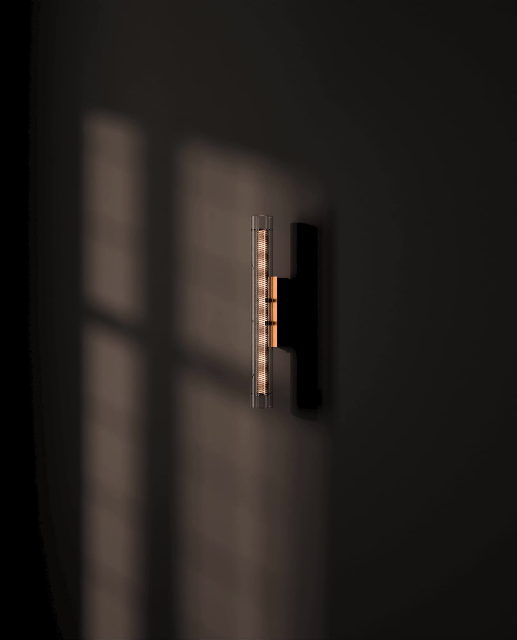 Φωτιστικό Τοίχου Frame Mini Μεταλλικό L10 x W6 x H50 cm 101 COPENHAGEN