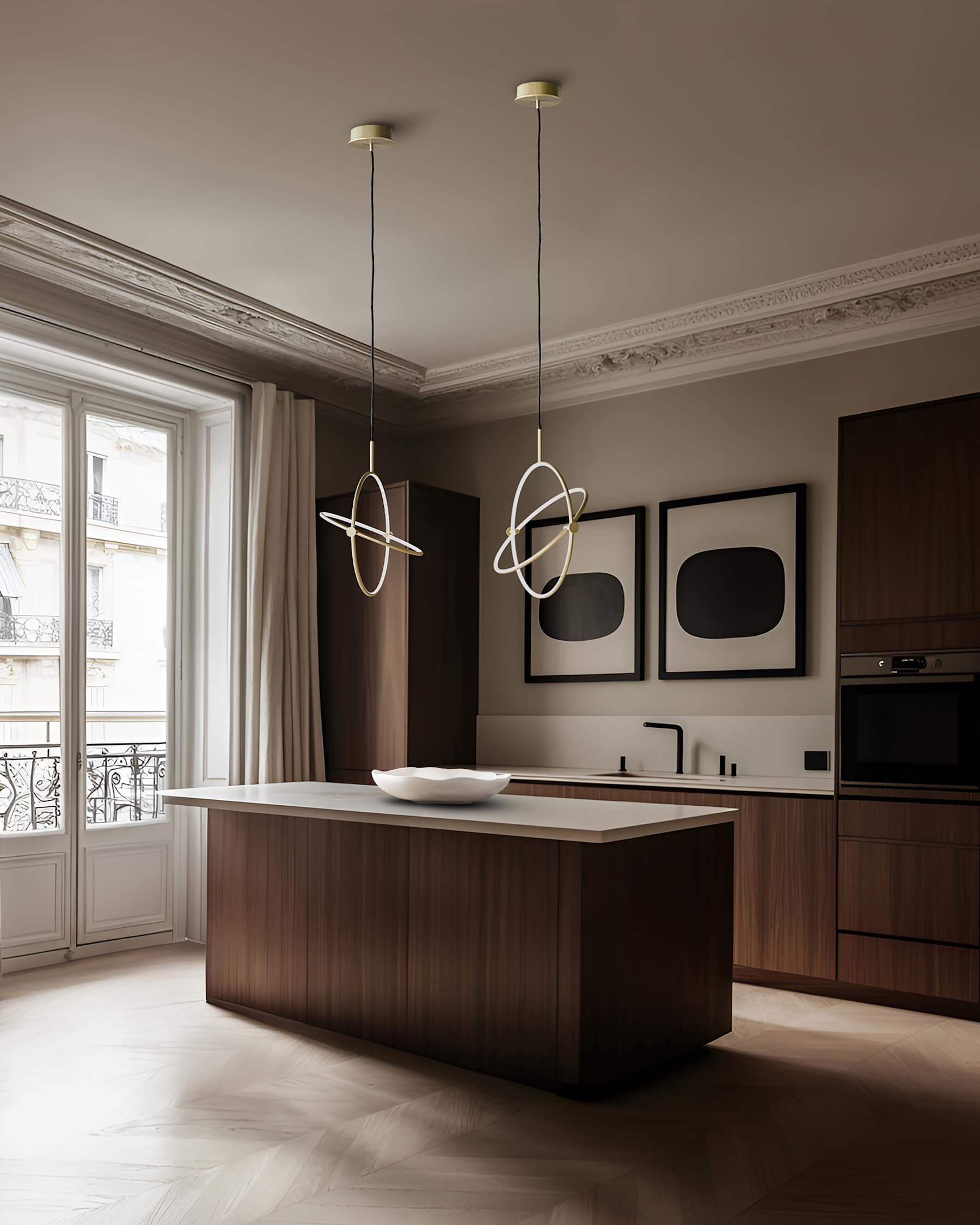 Φωτιστικό Οροφής Maru Pendant - Ø40 Ορείχαλκος L42 x W36 x H51 cm 101 COPENHAGEN