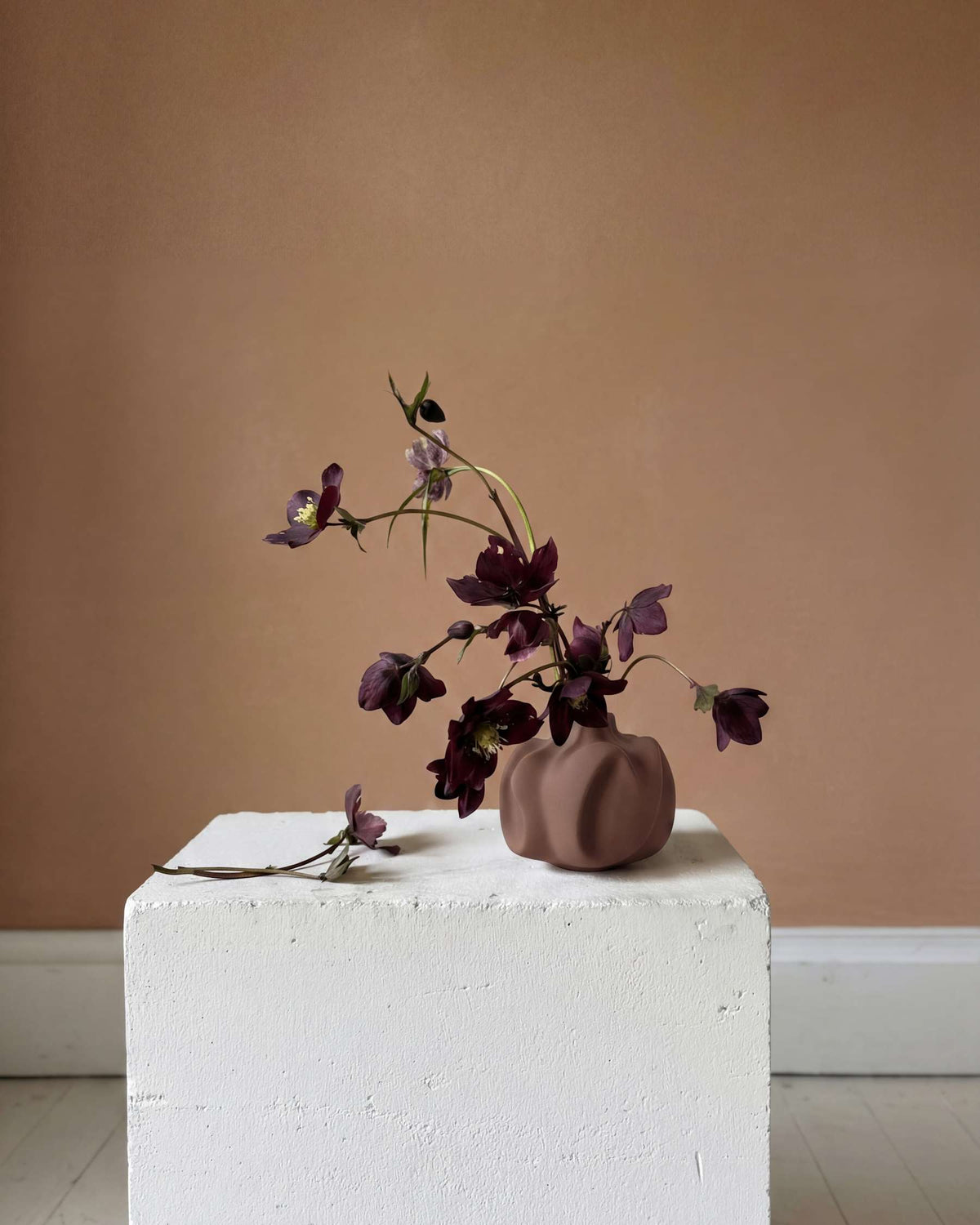 Βάζο Wabi Mini - Κεραμικό Ανοιχτό Καφέ H15 x W18 x L18 cm 101 COPENHAGEN