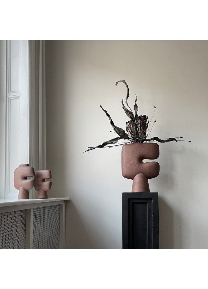 101 COPENHAGEN Βάζο Βάζο, Tribal, Mini, Tερακότα, Κεραμικό, 25x8x20cm, 101 COPENHAGEN