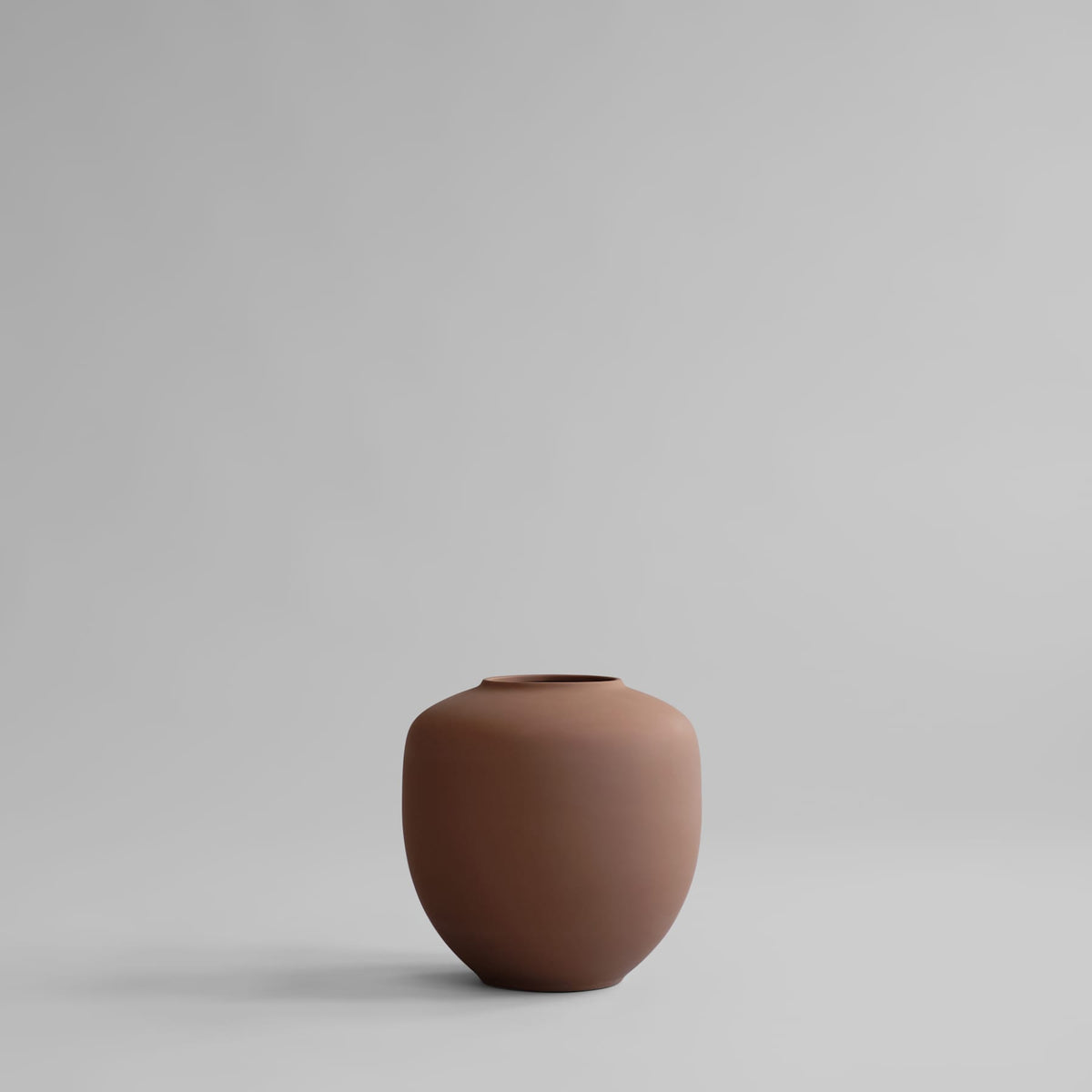 Βάζο Sunao Medio - Κεραμικό Ανοιχτό Καφέ H30 x W30 x L30 cm 101 COPENHAGEN