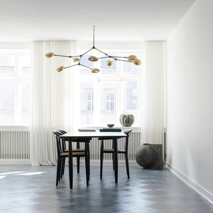 101 COPENHAGEN Φωτιστικό οροφής Φωτιστικό Οροφής Drop Chandelier Αλουμίνιο/Ορείχαλκος/Σίδερο Μπρούτζος 121x154xH73 cm 101 COPENHAGEN
