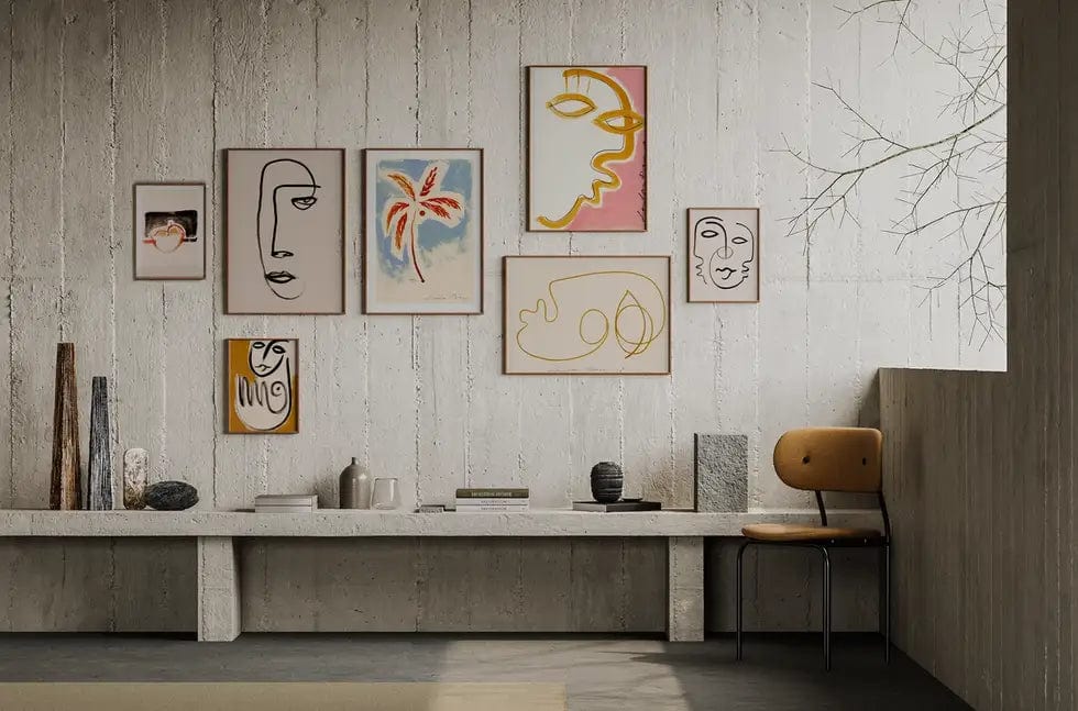 PAPER COLLECTIVE Poster Πόστερ,  We Are One, 30x40, Μπεζ/Μαύρο, Sustainable Paper, PAPER COLLECTIVE