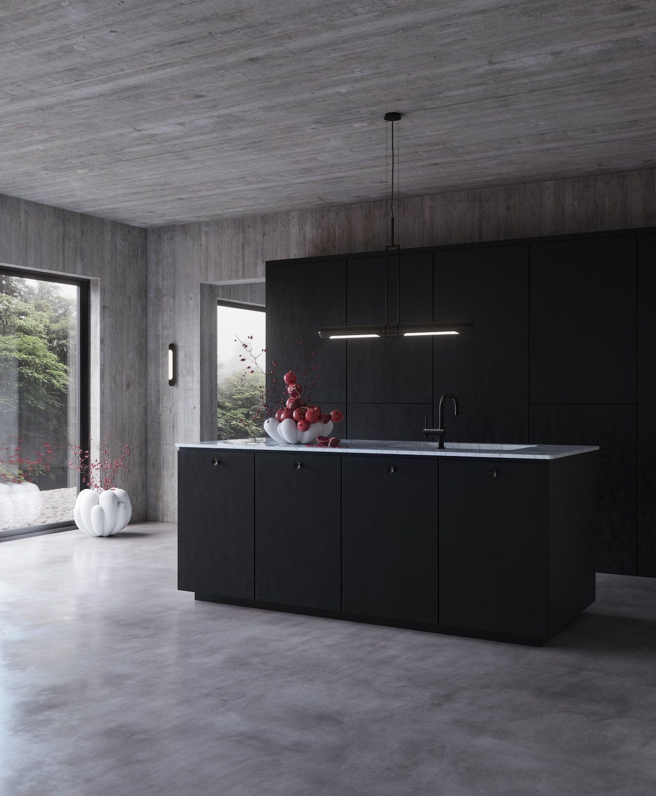 101 COPENHAGEN Διακοσμητική Πιατέλα Διακοσμητική πιατέλα Bloom Big Άσπρη Κεραμική 16x44cm 101 COPENHAGEN