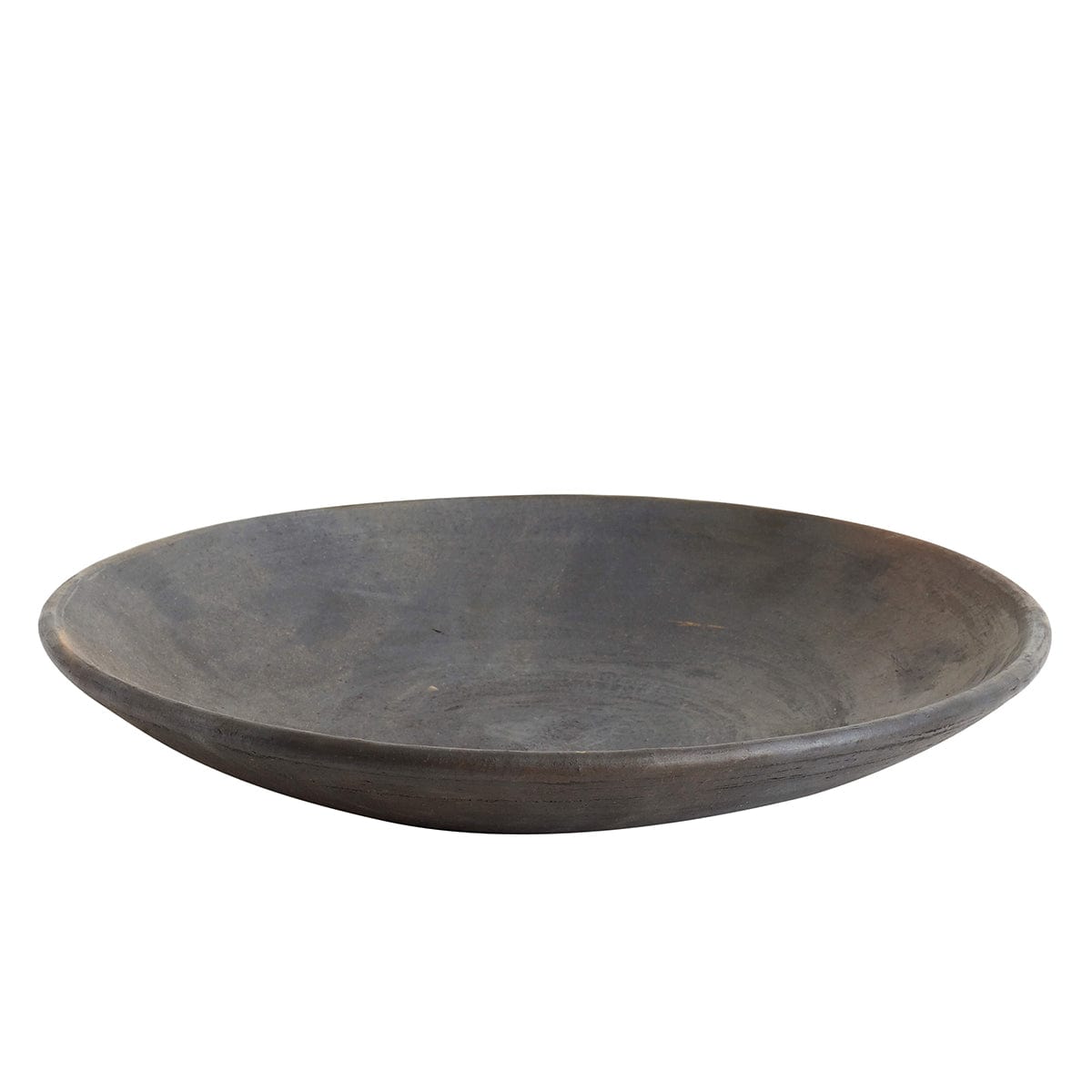 MUUBS Διακοσμητική Πιατέλα Hazel Πυρίμαχη Κεραμική Πιατέλα Καφέ Ρουστίκ Ø32xH5 cmxH5 cm MUUBS